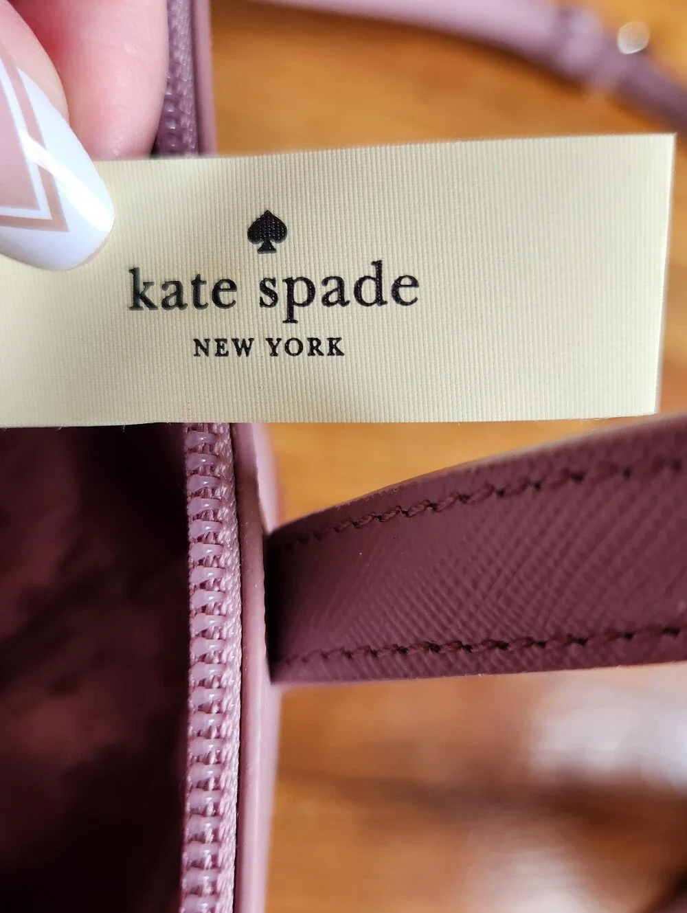 Kate Spade Greta Court Ina Satchel Crossbody Bag Dusty Peony Pink Glitter Glam